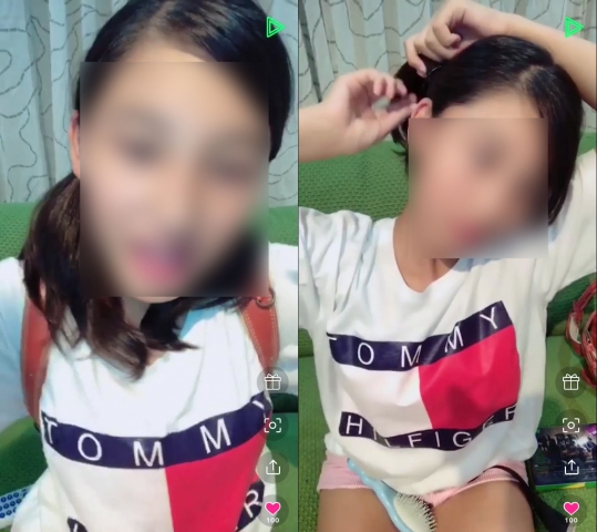 C上も下も見せちゃう美