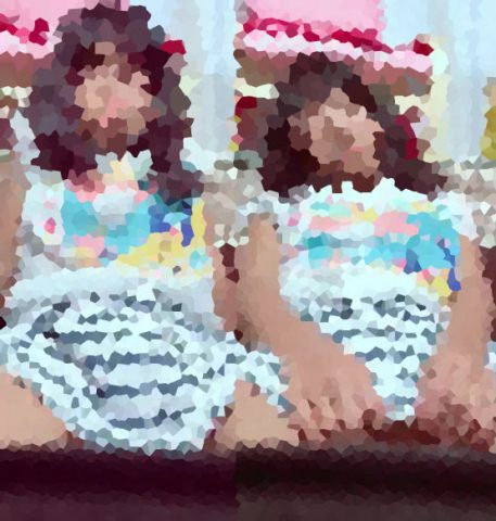 大人びた子とまだあどけない子