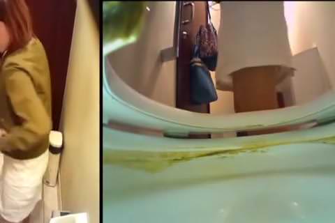 無修正 洋式トイレ複数カメ盗撮JK~OL便器内からうんこ、おしつこ激写！！