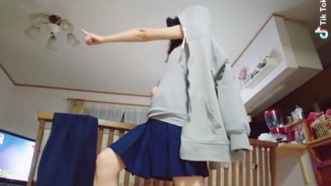 消されたTikTok 学校でやることじゃないよ