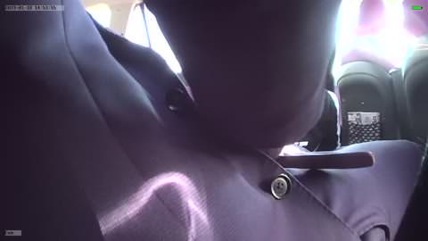 素人ギャルの車内フ○ラ