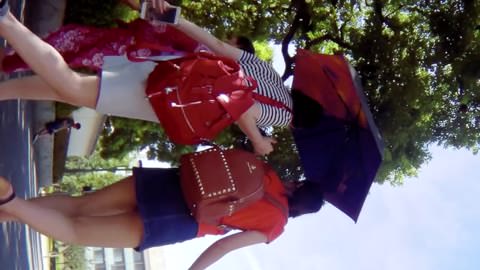 (7分超)股下0cmなのに警戒心0女子