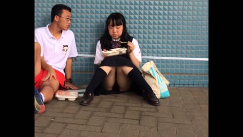 芦田●菜激似Ｊ★Ｋが純白パンモロ！！！