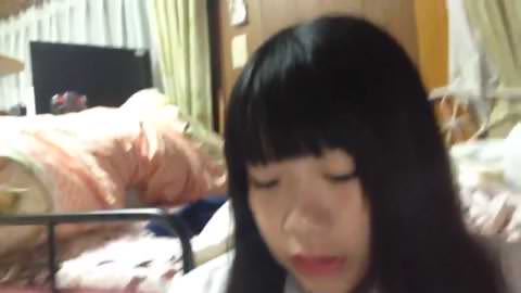 前髪ぱっんの真面目系女子のえろえろオ〇ニー無修正