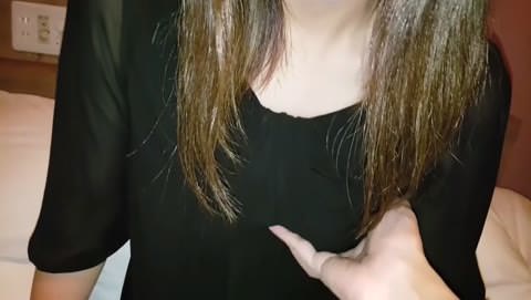 無修正　21才めちゃ美人 白百合女子学芸員　目隠しエッチ