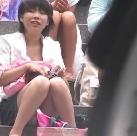 J○ 清楚系 生パン 撮影